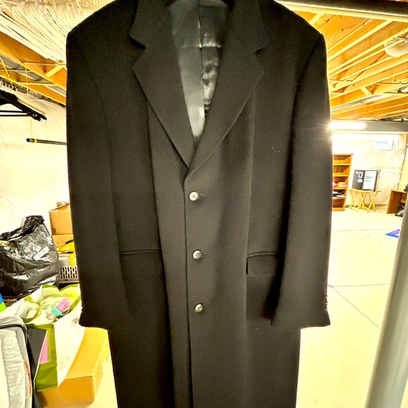 Men’s full length cashmere coat - Picture 2 of 7